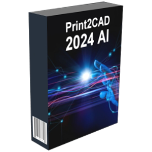 工程行业Print2CAD 2024 AI v24.12 x64 Win64英文安装版软件
